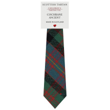 Boys All Wool Tie Woven And Made in Scotland in Cochrane Ancient Tartan