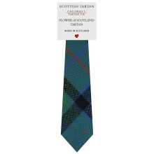 Boys All Wool Tie Woven And Made in Scotland in Flower of Scotland Tartan