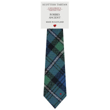 Boys All Wool Tie Woven And Made in Scotland in Forbes Ancient Tartan