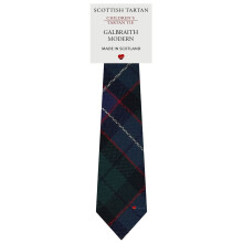 Boys All Wool Tie Woven And Made in Scotland in Galbraith Modern Tartan
