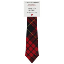 Boys All Wool Tie Woven And Made in Scotland in MacQueen Modern Tartan