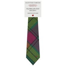 Boys All Wool Tie Woven And Made in Scotland in MacMillan Old Ancient Tartan
