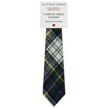 Boys All Wool Tie Woven And Made in Scotland in Gordon Dress Modern Tartan