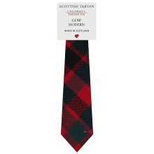 Boys All Wool Tie Woven And Made in Scotland in Gow Modern Tartan
