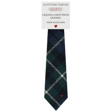 Boys All Wool Tie Woven And Made in Scotland in Graham of Montrose Modern Tartan