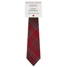 Boys All Wool Tie Woven And Made in Scotland in Grant Weathered Tartan