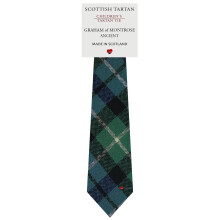 Boys All Wool Tie Woven And Made in Scotland in Graham of Montrose Ancient Tartan