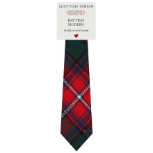 Boys All Wool Tie Woven And Made in Scotland in Rattray Modern Tartan