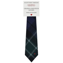 Boys All Wool Tie Woven And Made in Scotland in Graham of Menteith Modern Tartan