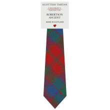 Boys All Wool Tie Woven And Made in Scotland in Robertson Ancient Tartan