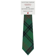 Boys All Wool Tie Woven And Made in Scotland in Ross Hunting Ancient Tartan