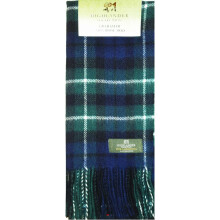 Graham Of Montrose Modern Tartan Scarf Lambswool
