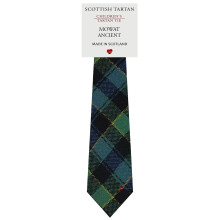 Boys All Wool Tie Woven And Made in Scotland in Mowat Ancient Tartan