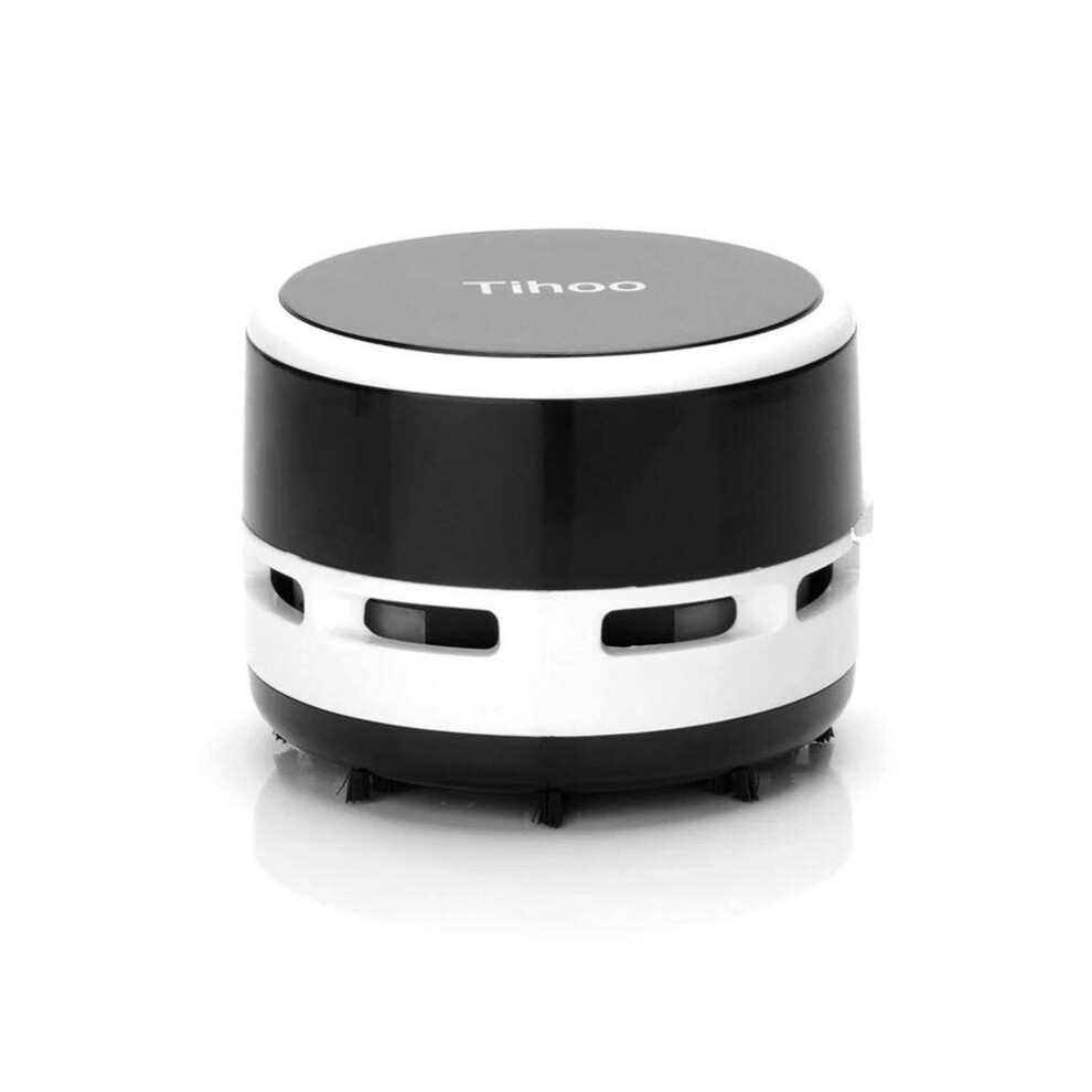 Portable Mini Desktop Table Vacuum Cleaner Dust Collector Filter Sweeper Cleaning Tools Color Black 840079306807