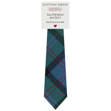 Boys All Wool Tie Woven And Made in Scotland in MacThomas Ancient Tartan