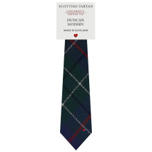 Boys All Wool Tie Woven And Made in Scotland in Duncan Modern Tartan