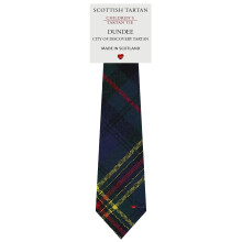 Boys All Wool Tie Woven And Made in Scotland in Dundee City of Discovery Tartan