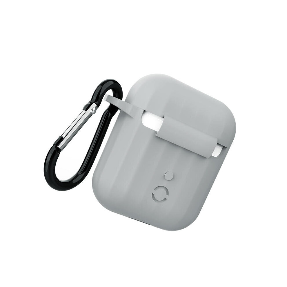 2Pcs Wb10 Silicone Protective Bag Earphone Storage Case For Iphone Airpods1/2 Bluetooth Headset Color Grey 840079315977