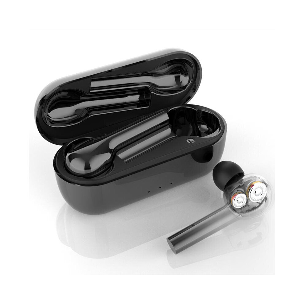 W8 Tws Bluetooth 5.0 Earphone Hifi Dual Dynamic Drivers Stereo Smart Touch Headphone With Mic Color Black 840079328793