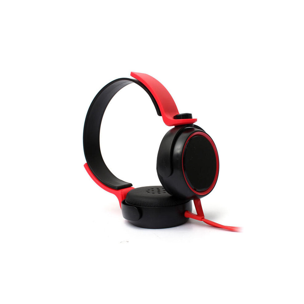 Colourful 3.5Mm Stereo Headphone Over Ear Earphone Headset With Microphone Clear 840079313393