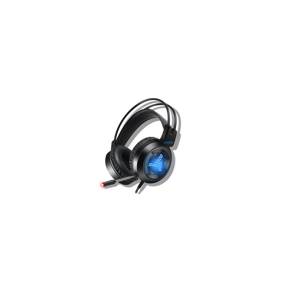 3.5Mm Hifi Stereo Gaming Headset Noise Cancelling Headphone With Mic 7 Colors Breathing Light 840079308184