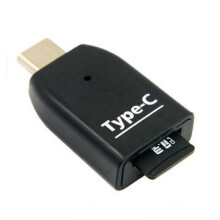 Universal USB 3.1 Type-C to TF Card Memory Card Reader Adapter for Mobile Phone Computer BLACK COLOR