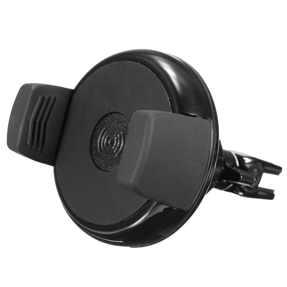 Qi Wireless Air Vent Car Mount Charger Dock Mount Holder For Samsung S8 S7 Black 840079102546