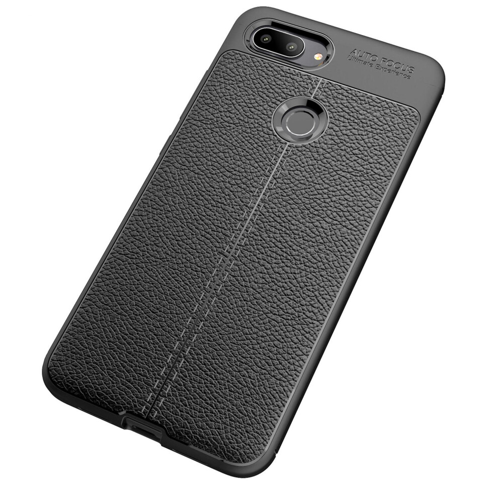 Litchi Pattern Shockproof Soft Tpu Cover Protective Case For Xiaomi Mi 8 Lite 6.26 Inch 840079101303