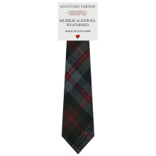 Boys All Wool Tie Woven And Made in Scotland in Murray of Atholl Weathered Tartan