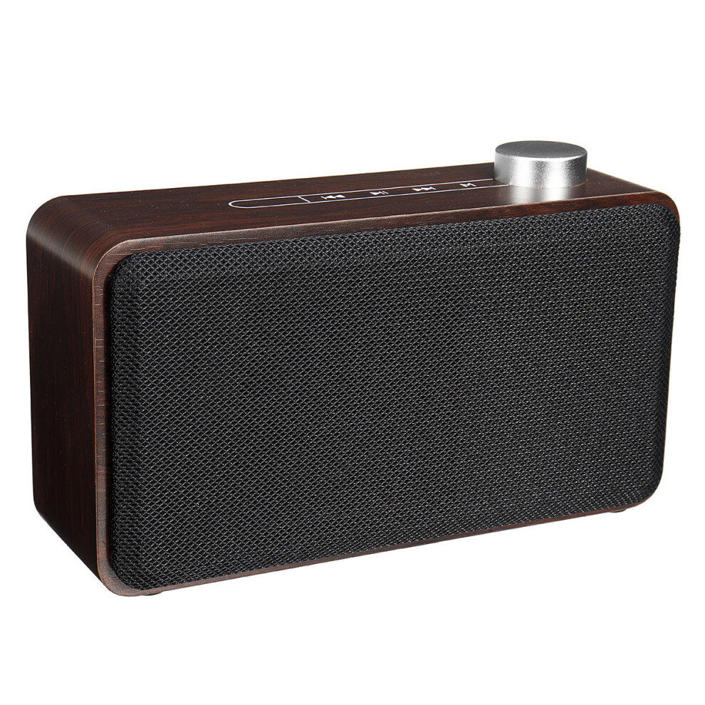 Wooden Touch Wireless Bluetooth Speaker 1500Mah Handsfree Bass Subwoofer Loudspeaker Support Tf Card With Mic Color Red 840079324825