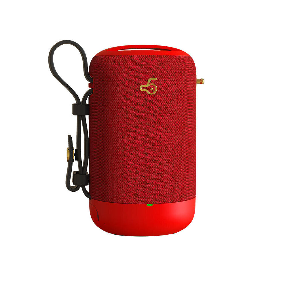Bd03 Portable Wireless Bluetooth 5.0 Speaker Hifi 3D Stereo Heavy Bass Tws Fm Radio Tf Card Handsfree Outdoors Subwoofer Color Red 840079329455