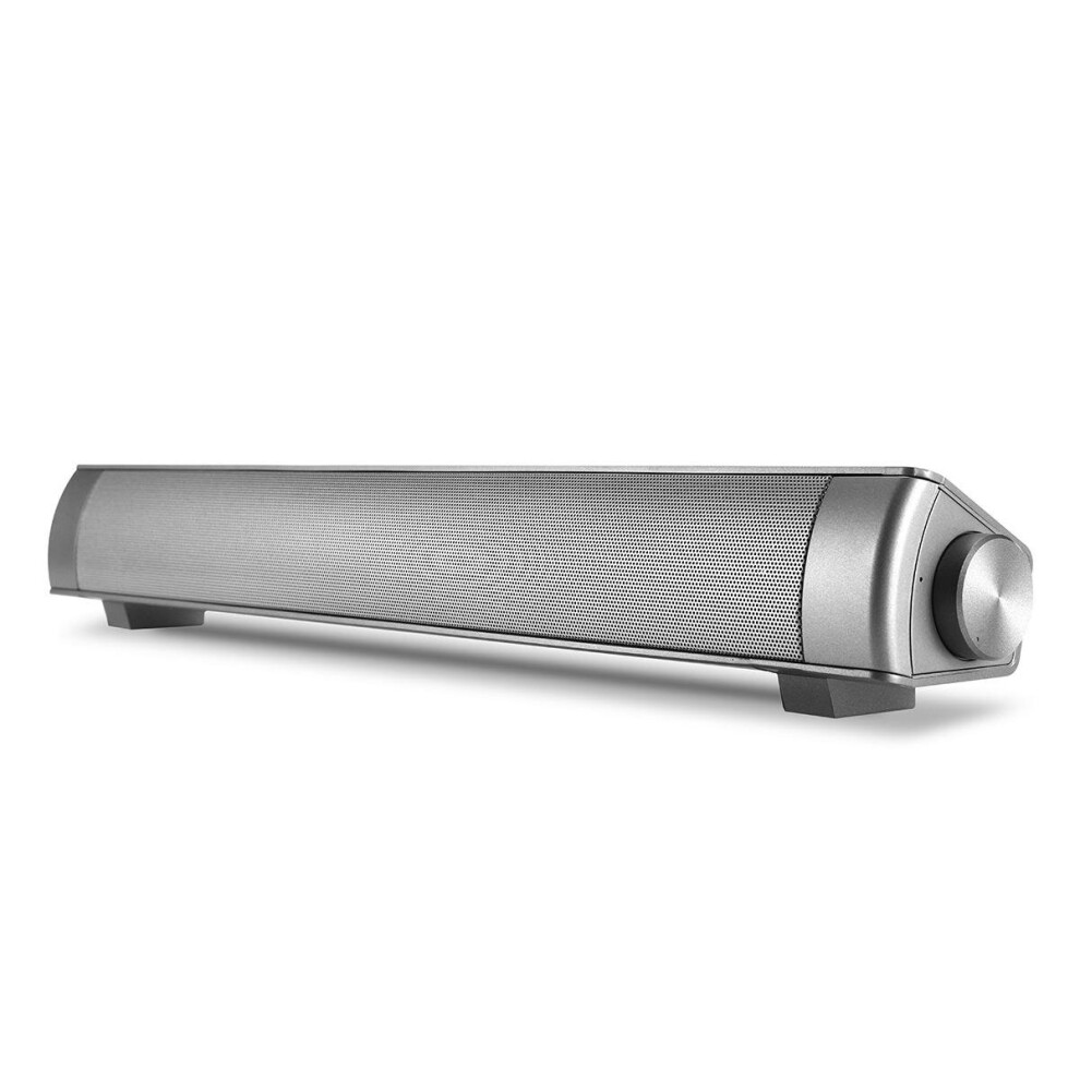 Wireless Bluetooth Speaker Dual Units Stereo Soundbar Tf Card Aux-In Handsfree Subwoofer 840079325211
