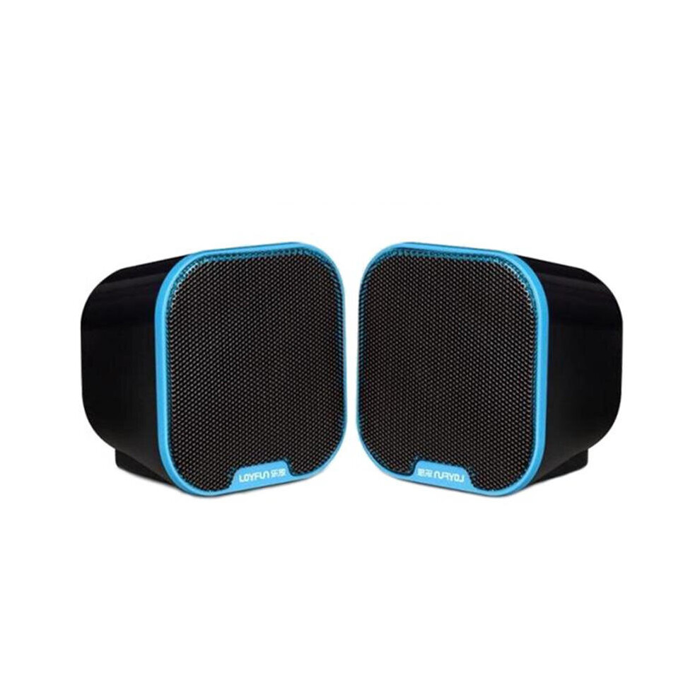 807 Mini Portable HIFI Stereo 3.5mm Wired Speaker for Tablet Computer Mobile Phone BLACK BLUE COLOR-image-OPC-P79FVZV-NEW