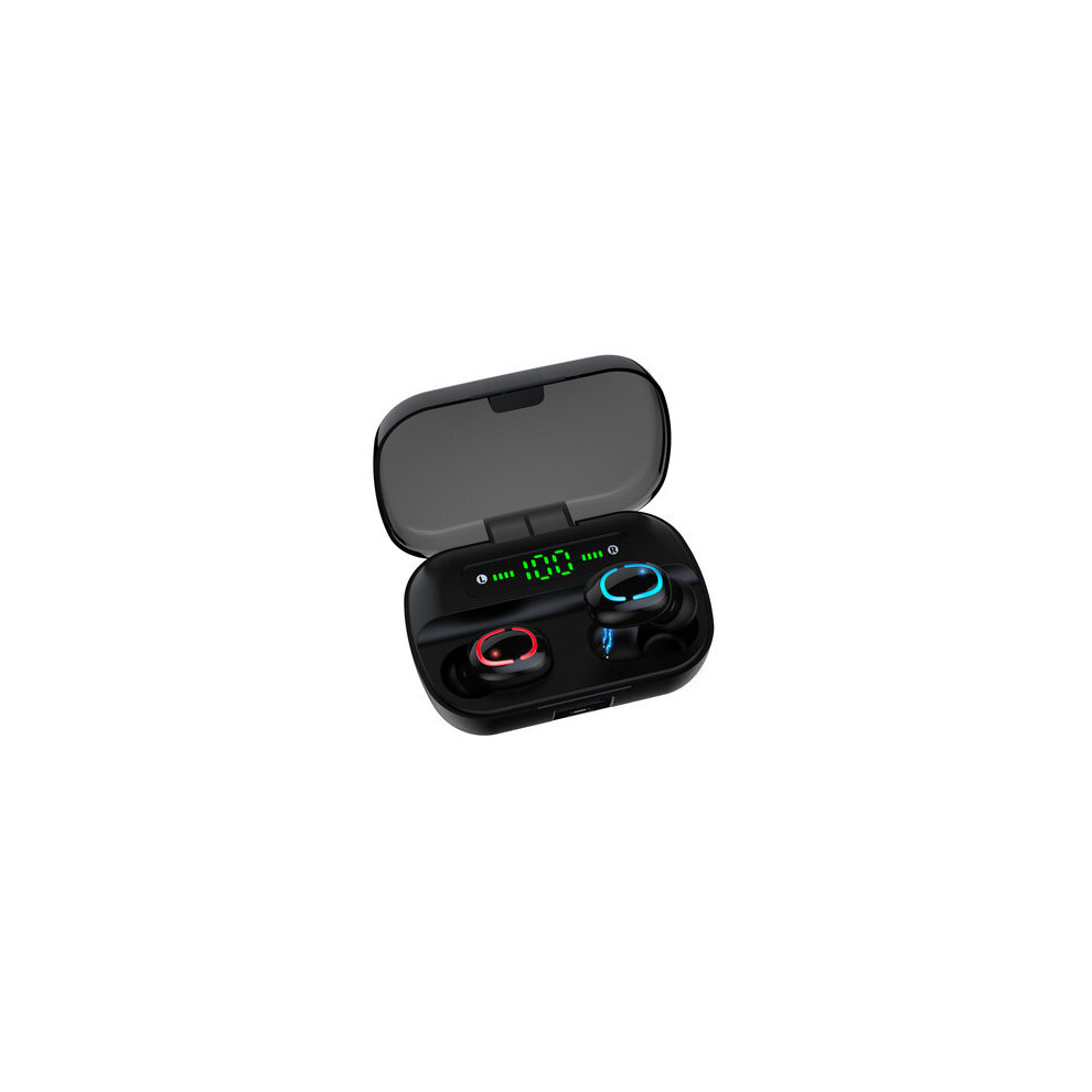 Wirless Earbuds Bluetooth 5.0 Earphone Mini Portable 3500Mah Power Bank Stereo Headset With Mic Black/Light 840079324245