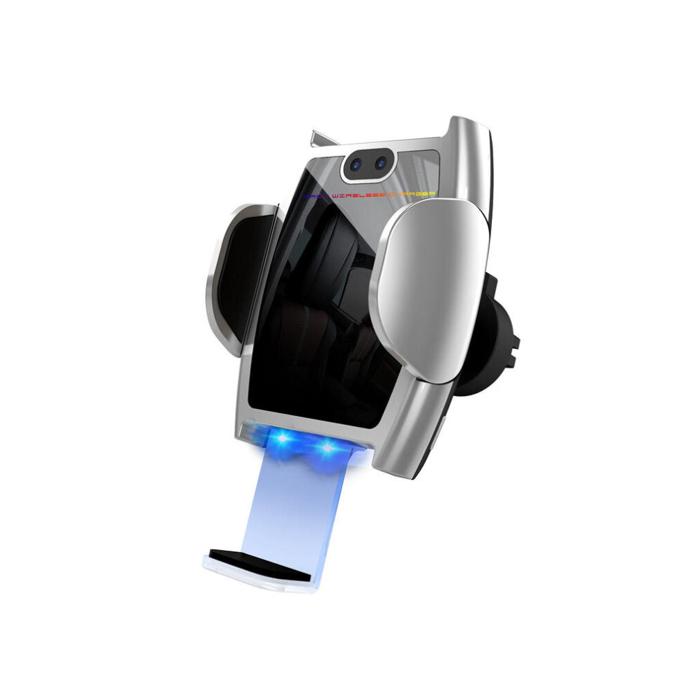 15W Led Infrared Induction Fast Charging Wireless Charger Car Holder For Iphone 8Plus Xs 11Pro Huawei P30 Pro Mate 30 5G S10+ Note 10 840079323620