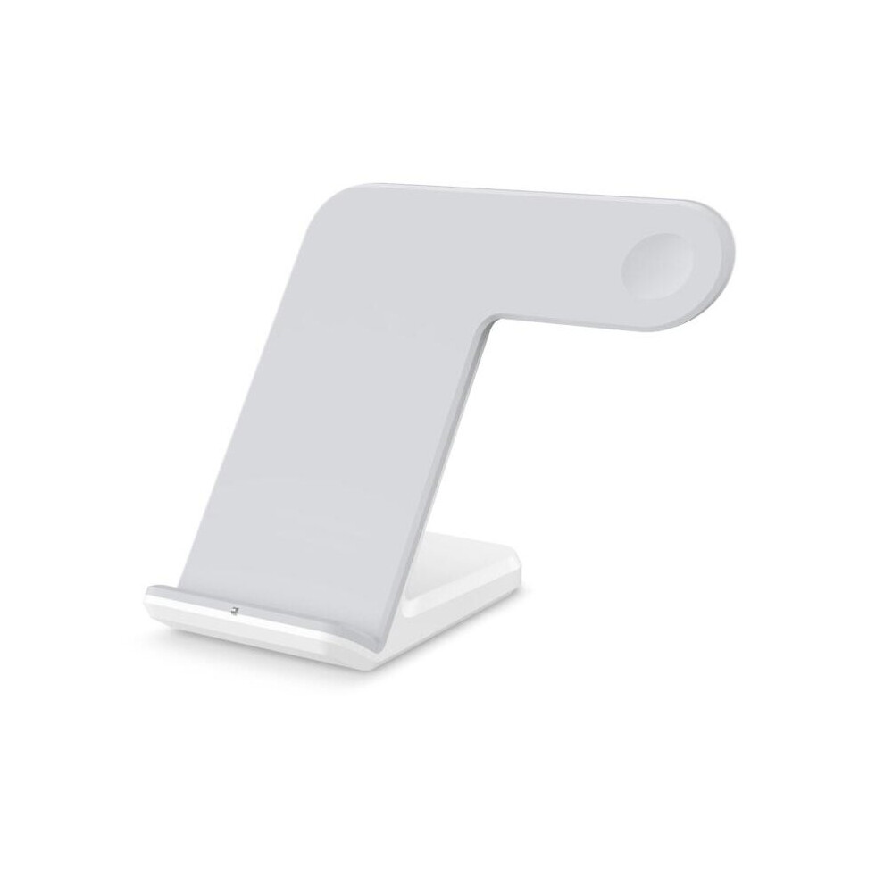 10W Qi Phone Docks Wireless Fast Charger Charging Station Dock Stand For Samsung S8 S9 For Iphone Color White 840079331939