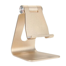Universal Adjustable Anti-slip Aluminum Desktop Stand Charging Holder For iPhone Samsung iPad Chuwi GOLD COLOR