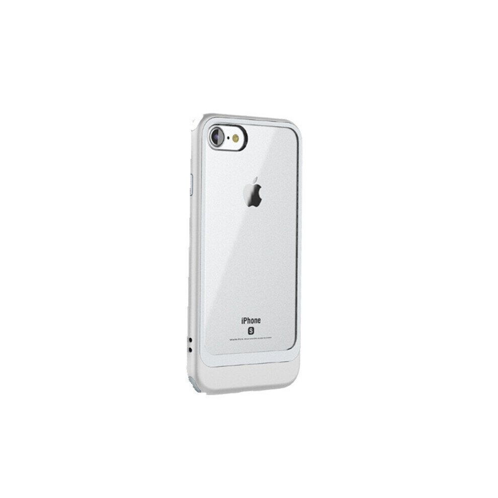 Clear Transparent Protective Case For Iphone 7/Iphone 8 Air Cushion Corners Tpu Case Color Silver 840079092397