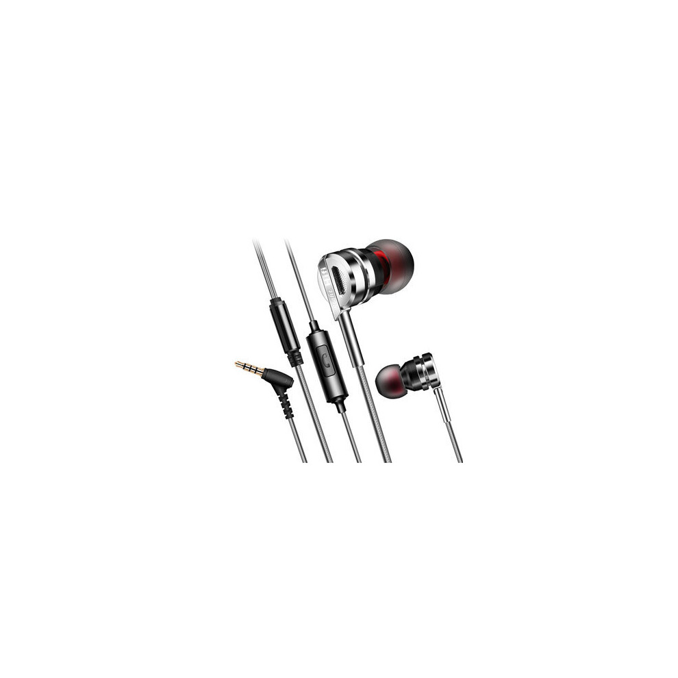 3.5Mm Plug In-Ear Wired Control Heavy Bass Earphone With Mic 840079310453