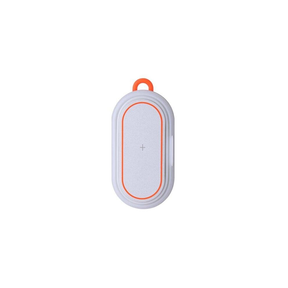 S20 10W Fast Charging Wireless Charger + 5000Mah Power Bank + Night + Mobile Phone Holder For Iphone Xiaomi Phone Charger Color Light/White 840079314345
