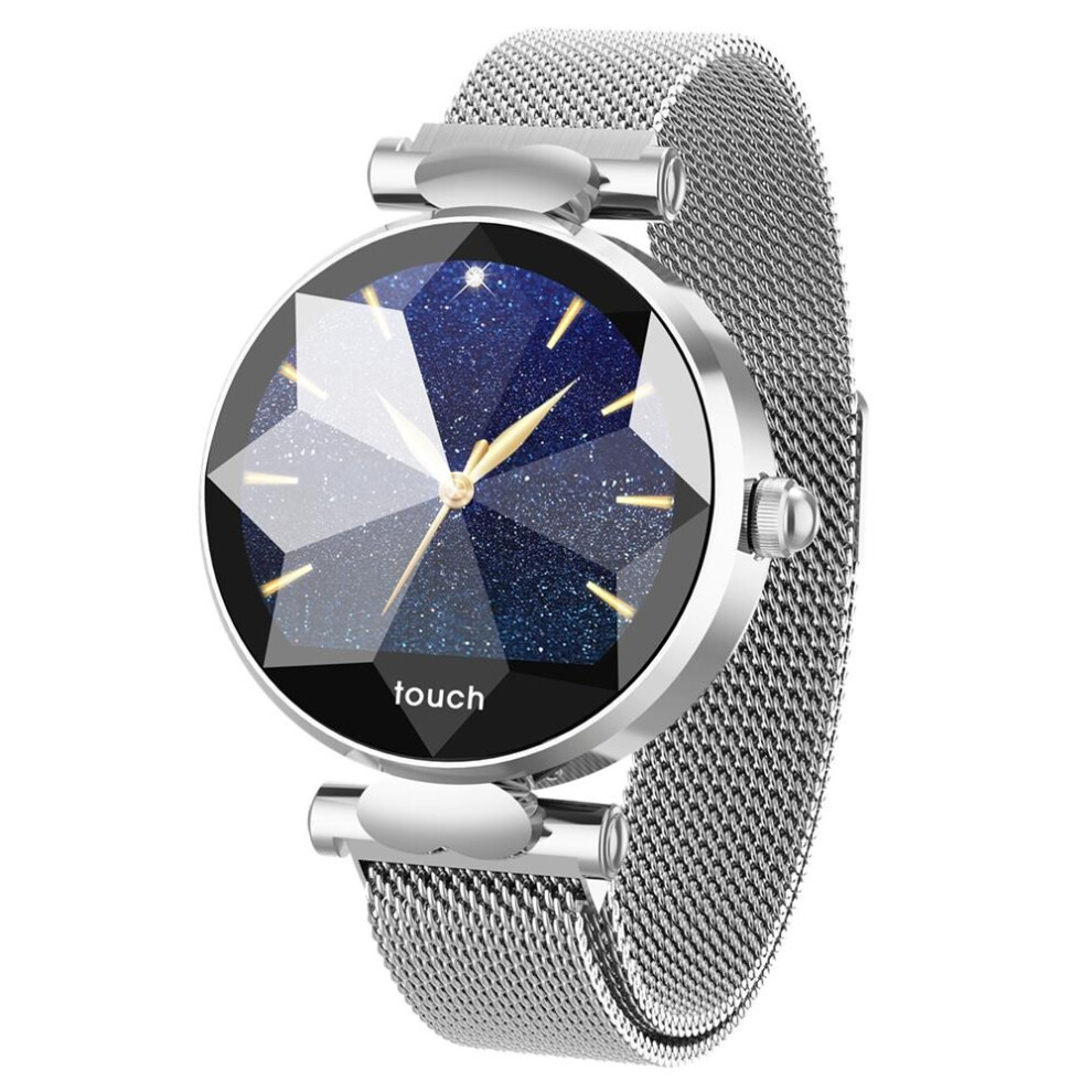 B80 Female Menstrual Period Record Blood Pressure Milanese Steel Fashion Smart Watch Whatsapp Reminder 8 Sports Mode 840079332240