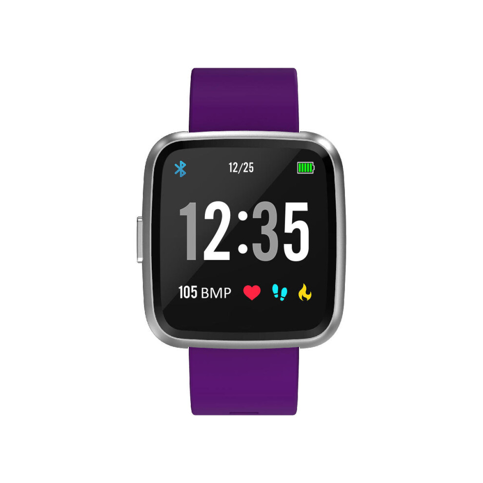 Cy7 1.3Inch Ips Large Screen 24H Heart Rate Monitor Multi-Sport Modes Weather Sport Smart Watch Color Purple 840079320223