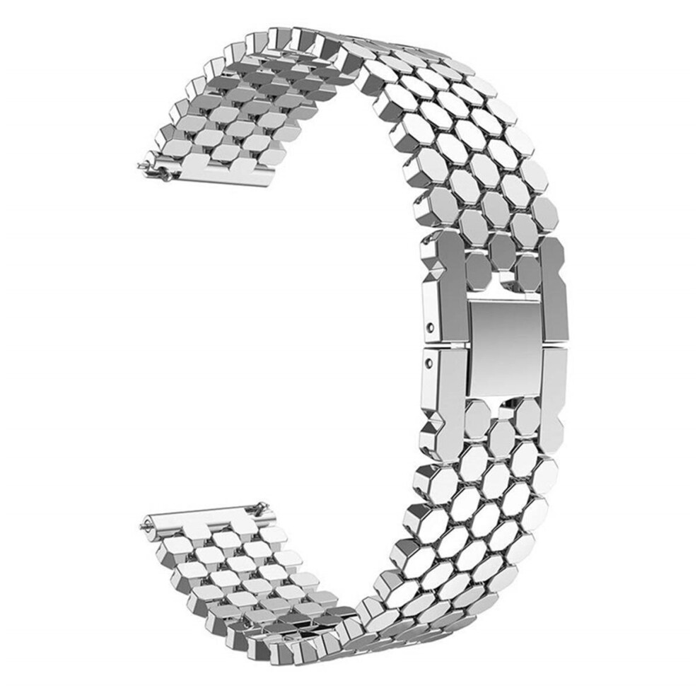 Bakeey 46Mm Alloy Metal Stainless Steel Watch Band Strap For Samsung Galaxy Watch Smart Watch Color Silver 840079327918