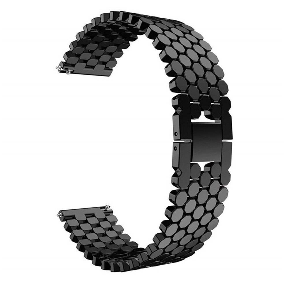 Bakeey 46Mm Alloy Metal Stainless Steel Watch Band Strap For Samsung Galaxy Watch Smart Watch Color Black 840079327901