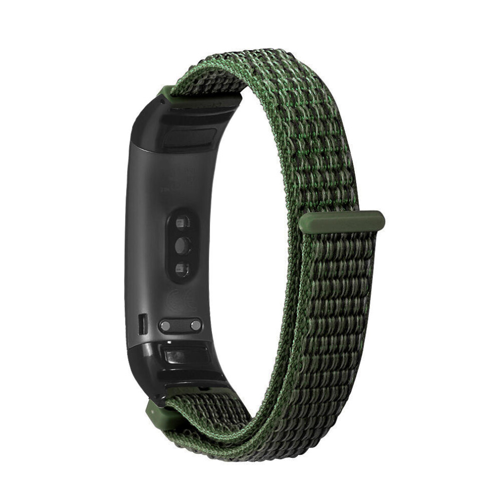 Nylon Watch Strap Smart Watch Band For Huawei Honor Band 5/4 Smart Watch Army Color Green 840079327253