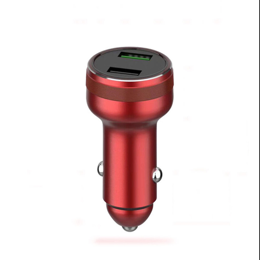 2.4A Dual Usb Ports Vooc 3.0 Flash Charging Led Car Charger For Oppo R11 R15 R17 Huawei Xiaomi S10 S10+ Light 840079304353
