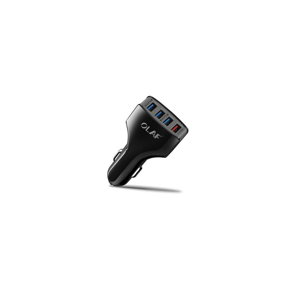 2Pcs Quick Charge 3.0 4 Ports Usb Car Charger For Samsung S9 S8 Plus Xiaomi Huawei Color Black 840079137593