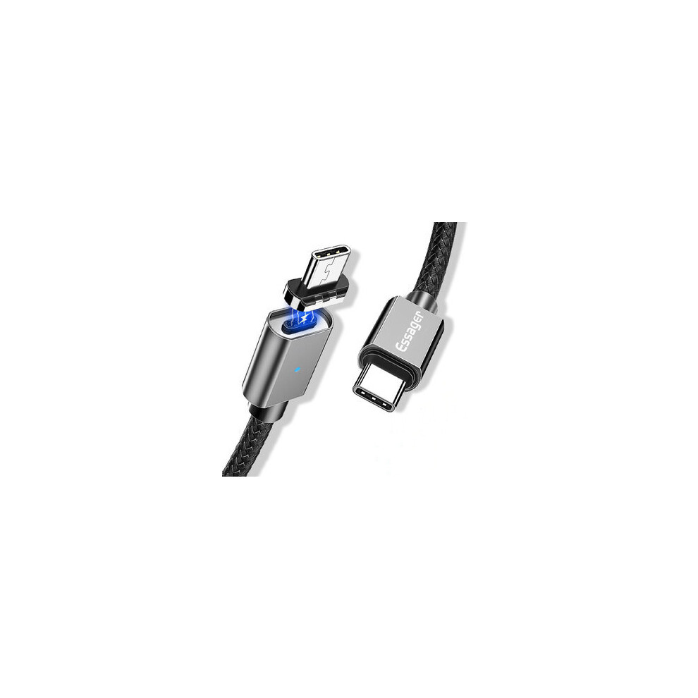 Essager 100W Pd Qc 5A Type C To Type C Pd Magnetic Fast Charging Data Cable For Macbook Pro Huawei P30 Pro Mate 30 Xiaomi Mi9 9Pro S10+ Note10 840079117243