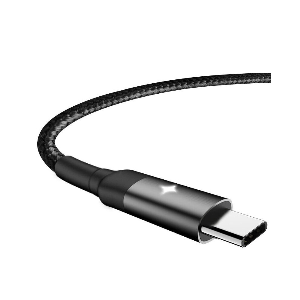Ca28 Led Smart Power Off Usb Type C Cable Fast Charging Data Cable For Samsung S10 S9 Xiaomi Huawei Redmi Lg 840079112323
