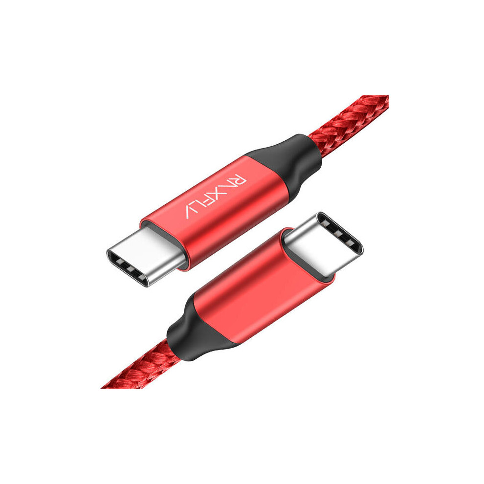 2.4A Type C To Usb C Fast Charging Data Cable 1M For Macbook Oneplus 5T Xiaomi Mix 2S S9+ Color Red 840079321701
